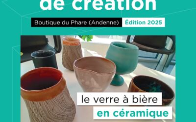 Boutique du Phare : appel à projets « le verre à bière en céramique »